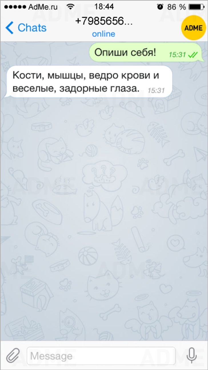 Чат 18 общения